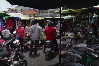 Markt in Phnom Penh.